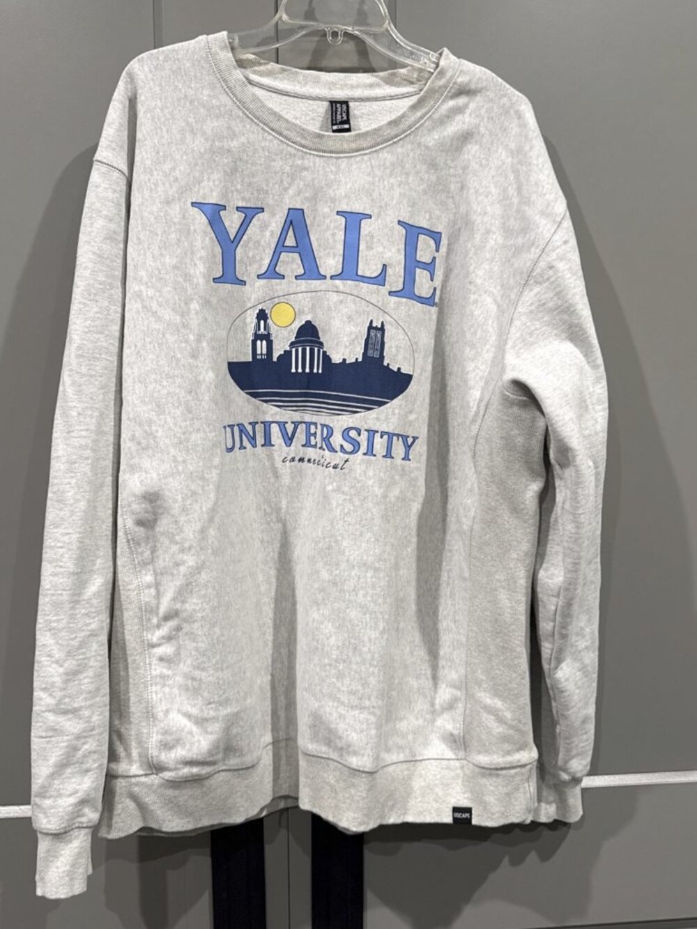 Vintage Yale University Sweatshirt Men’s White 90s Pullover Crewneck XXL